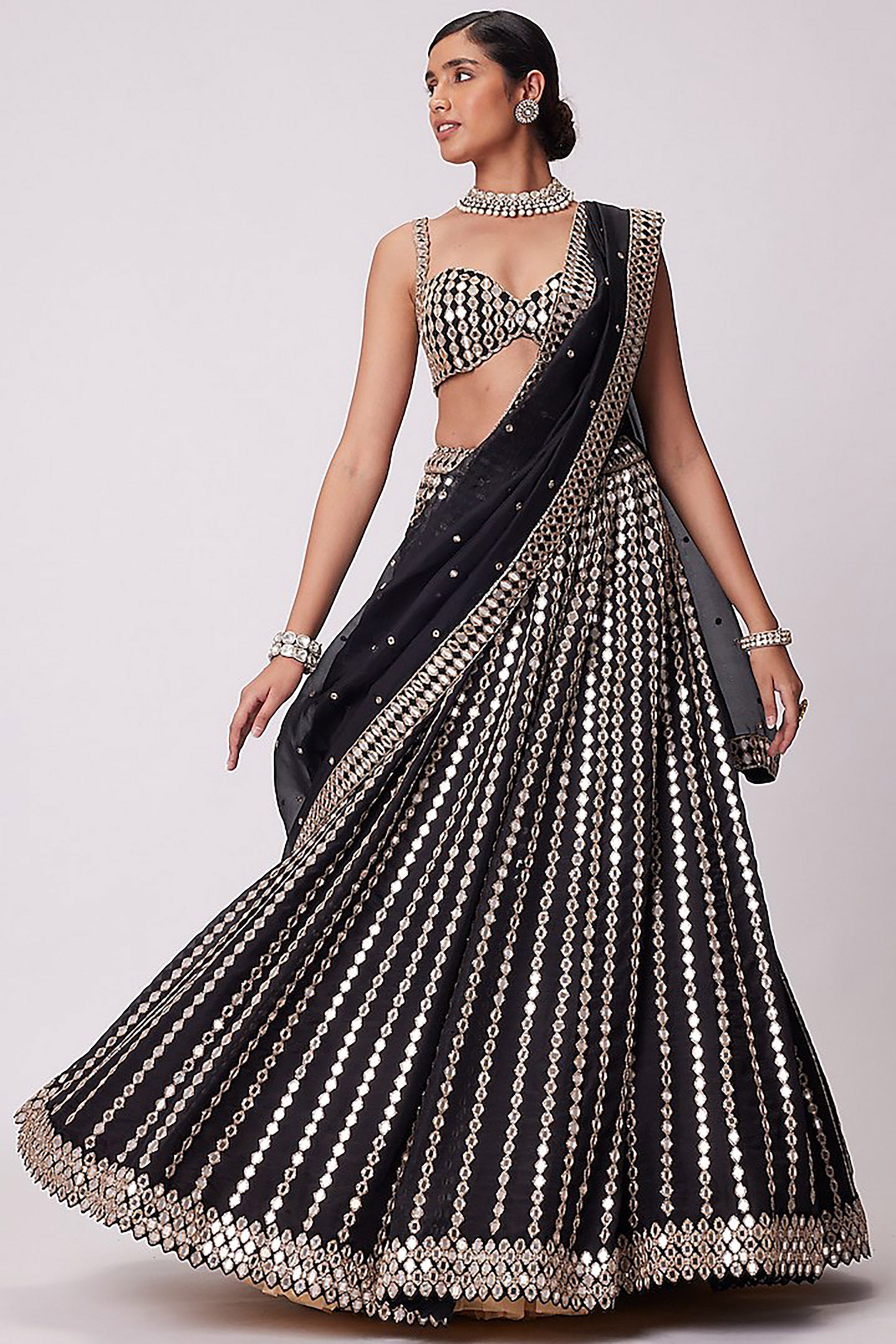 Latest Dreamweaver’s Drape Lehenga | Ready To Wear