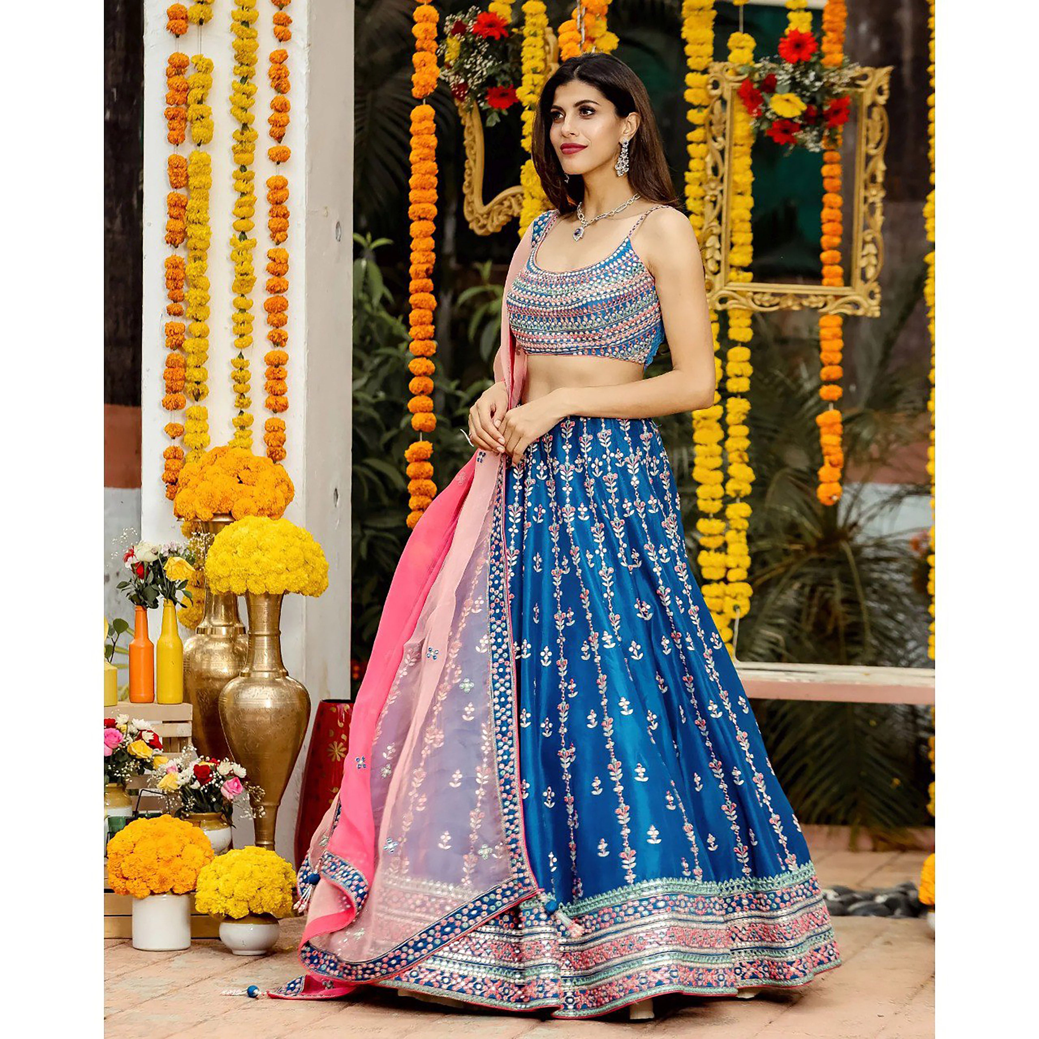 Classic Threaded Symphony Lehenga | Ready To Wear