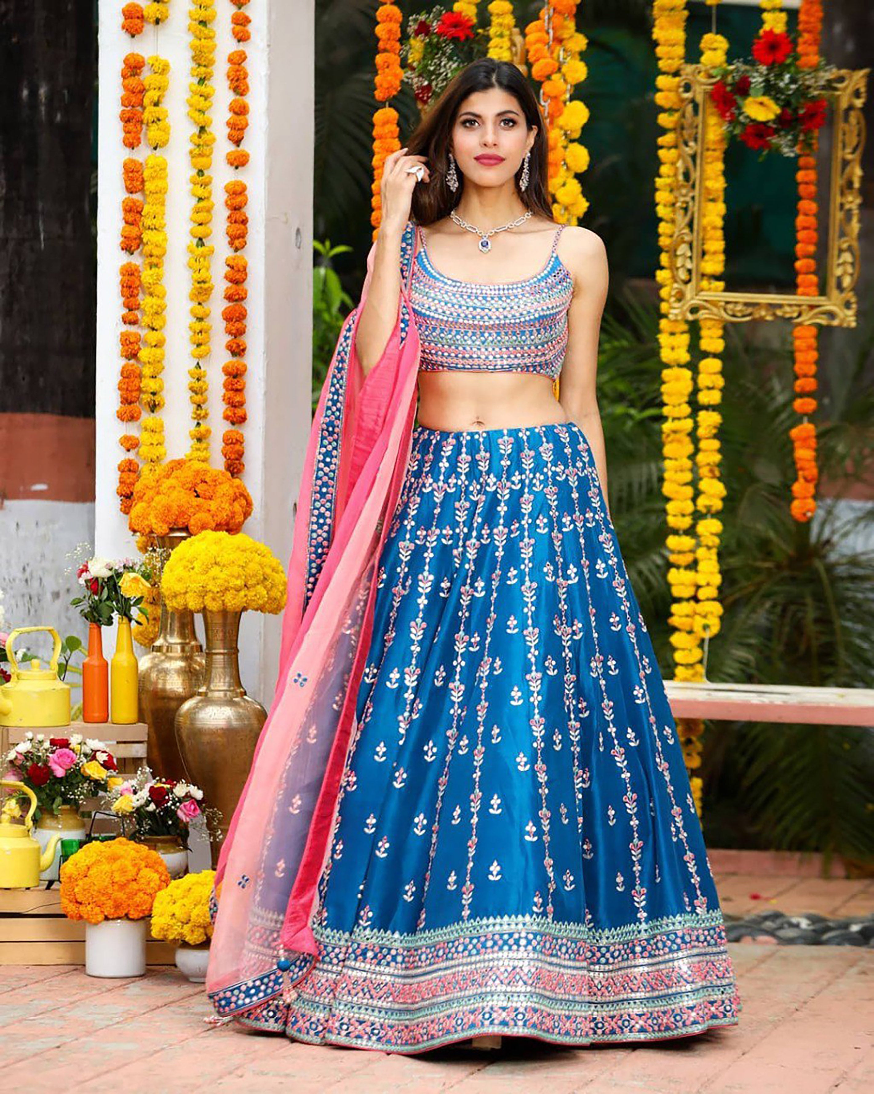 Classic Threaded Symphony Lehenga | Ready To Wear