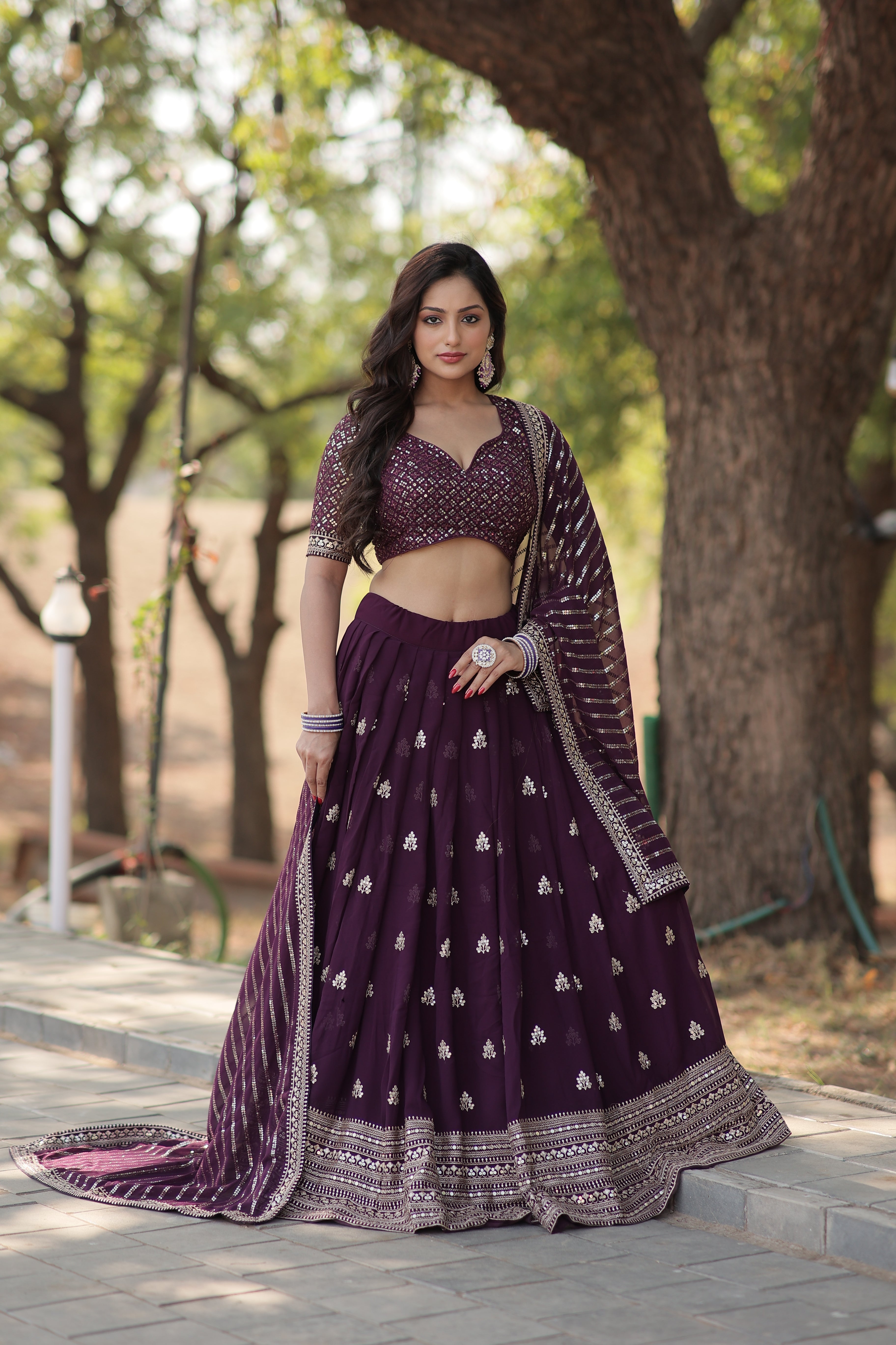 Classic Meadow Magic Lehenga Choli | Ready To Wear