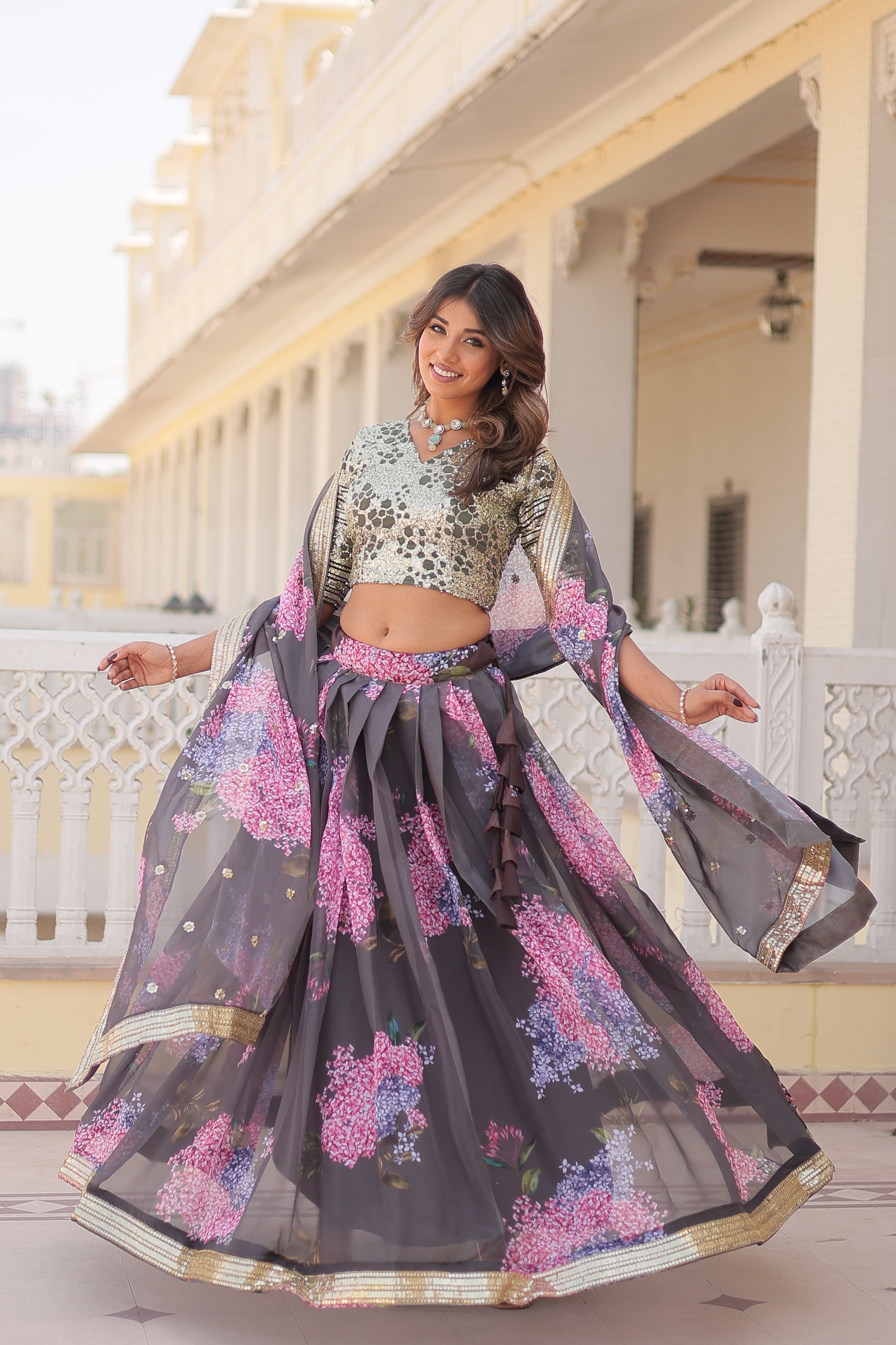 Beautiful Twirl in Tradition Lehenga Choli Collection | Ready To Wear