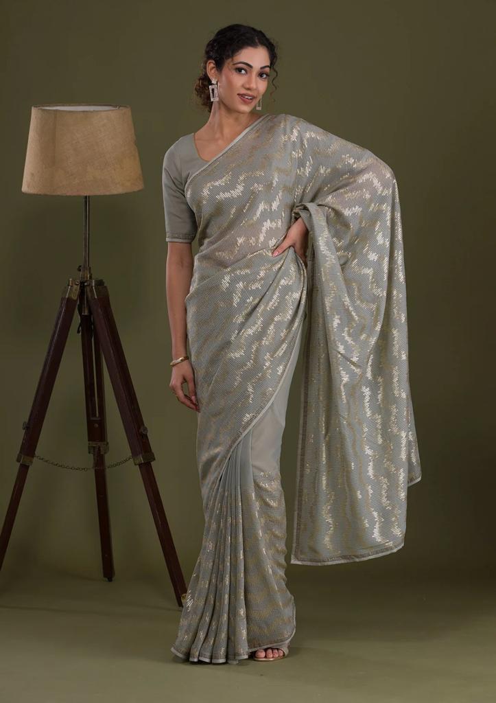 Beautiful Chic Chiffon Saree Collection | Ready To Wear