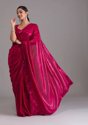 Beautiful Sanskriti Threads Saree | Ready To Wear