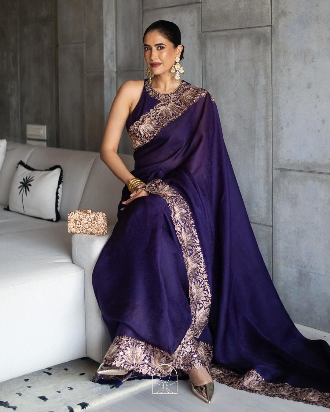 Latest Opulent Aura Saree | Ready To Wear