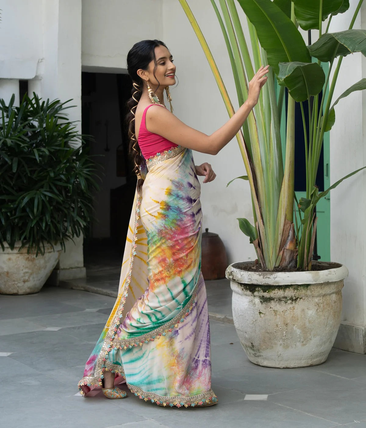 Classic Woven Whimsy  Saree | Ready To Wear