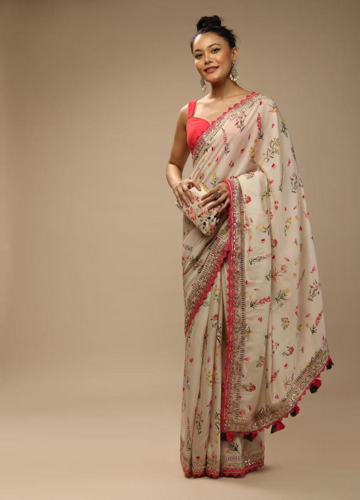 Latest Blossom Bliss Saree | Ready To Wear