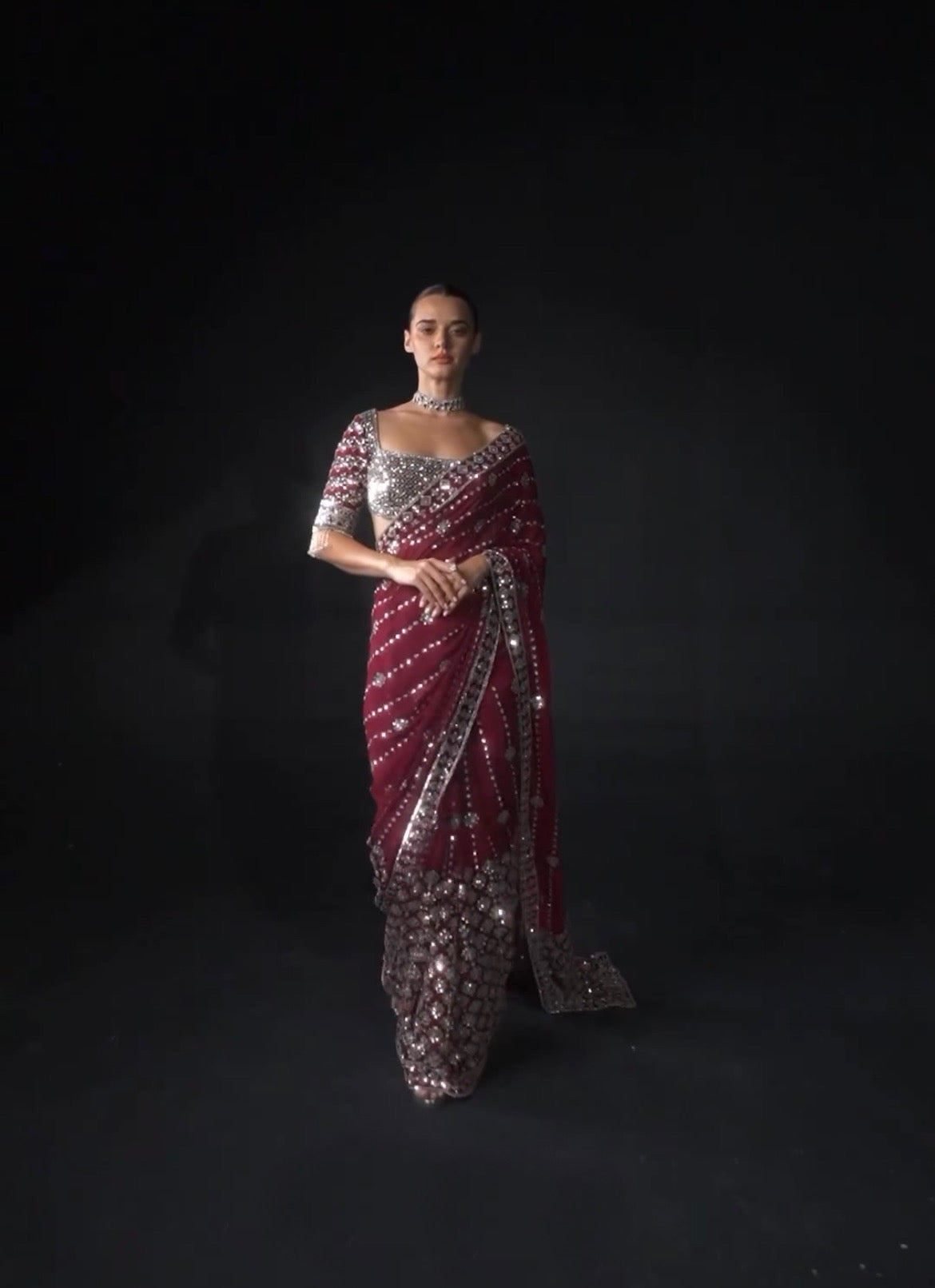 Latest Pehnava Poetry Saree | Ready To Wear