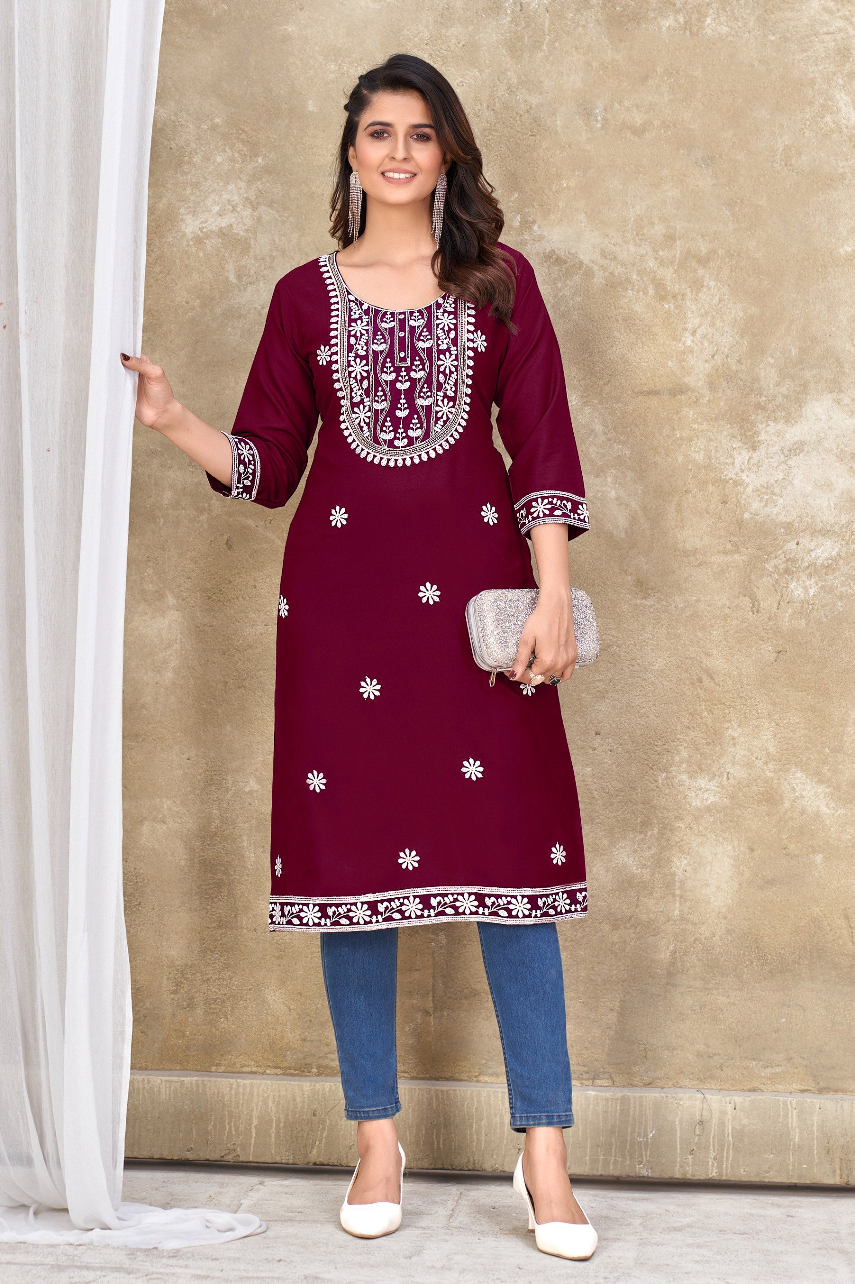 Classic Blissful Drapes Kurti Collection | Ready To wear