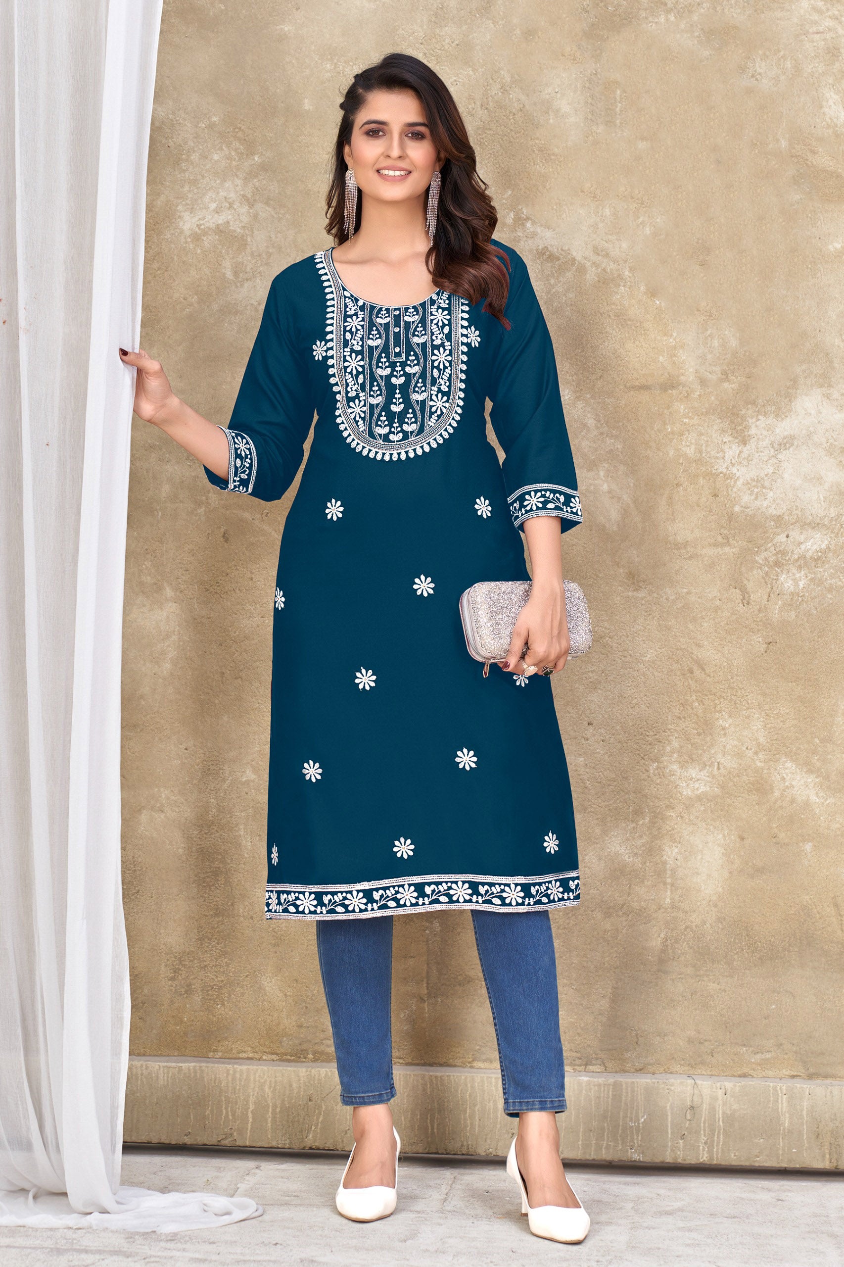 Classic Blissful Drapes Kurti Collection | Ready To wear