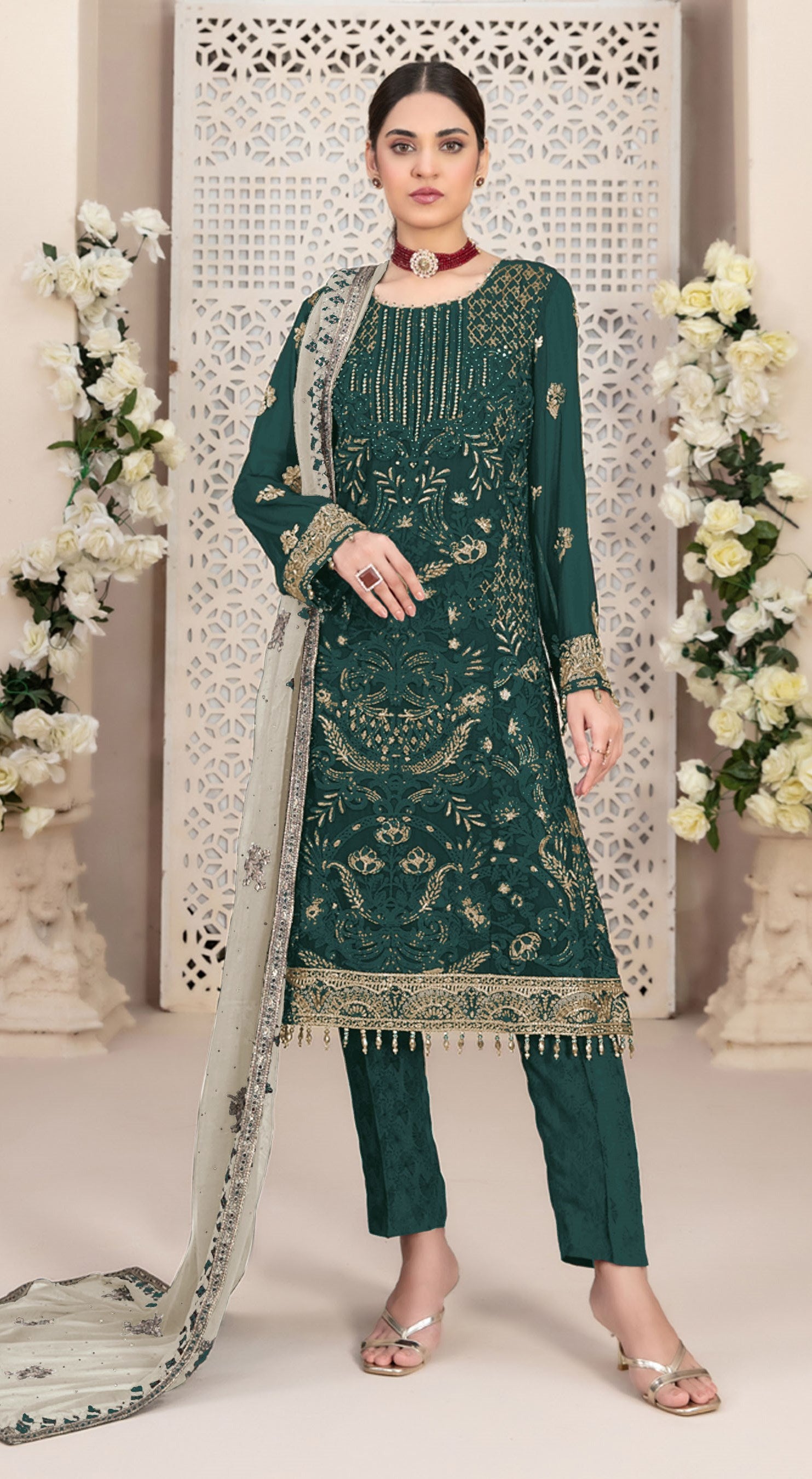 Beautiful Ornate Oasis Suit Collection  | Ready To wear