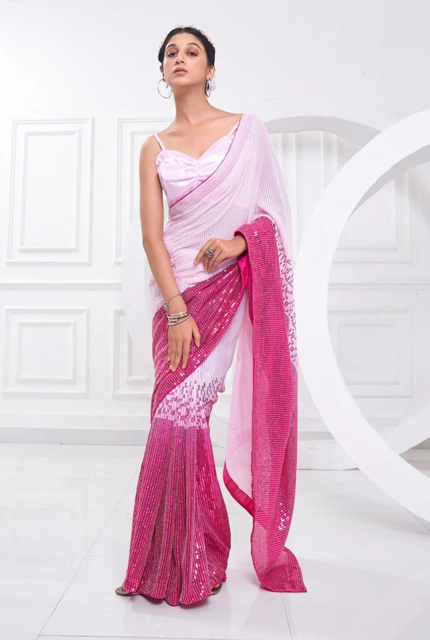 Beautiful Heritage Harmony Saree | Ready To Wear