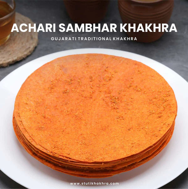 Stuti Wheat Achari Sambhar Khakhara | 200 gms