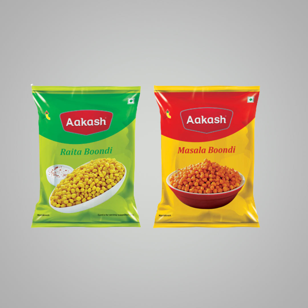 Akash Plain & Masala Boondi Combo