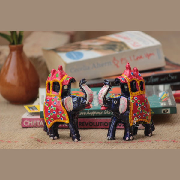 Ambabari Elephant Set of 2 | Showpiece