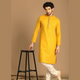 Manyawar Plain Kurta Set