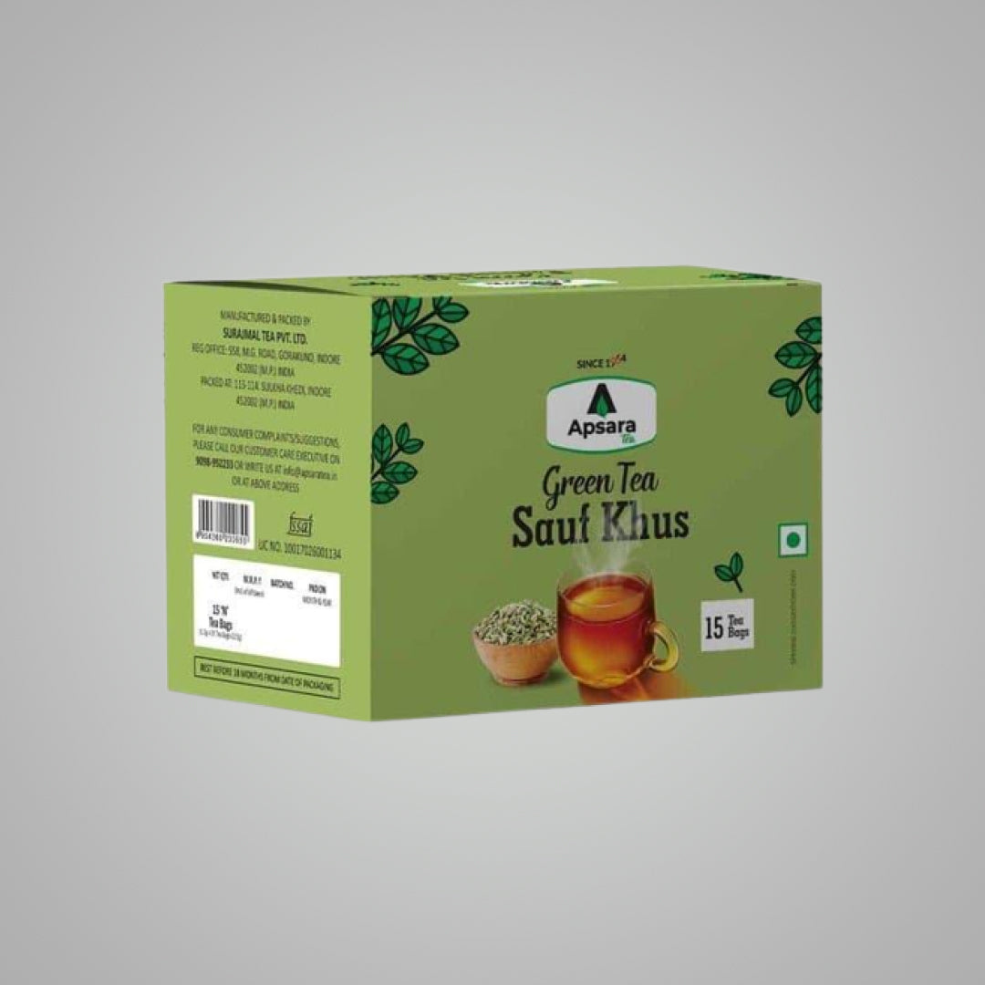 Apsara Sauf Khus Green Tea