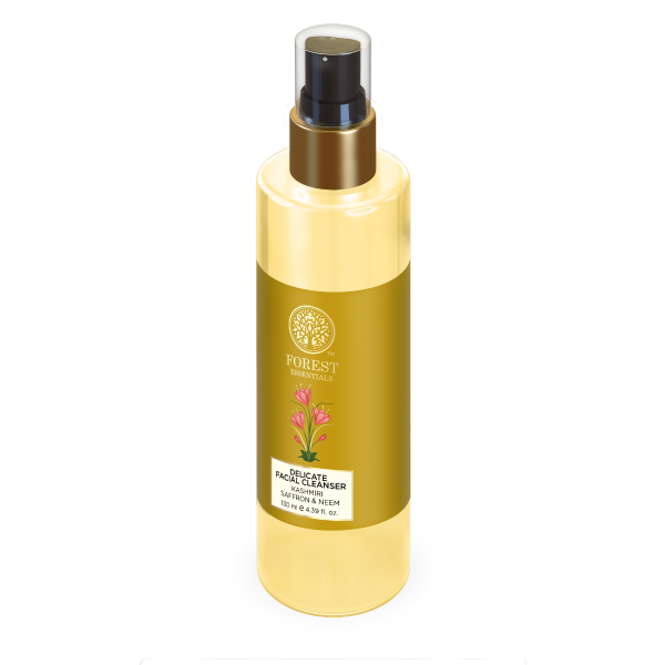 Delicate Facial Cleanser / Face wash Kashmiri Saffron & Neem - 130ml