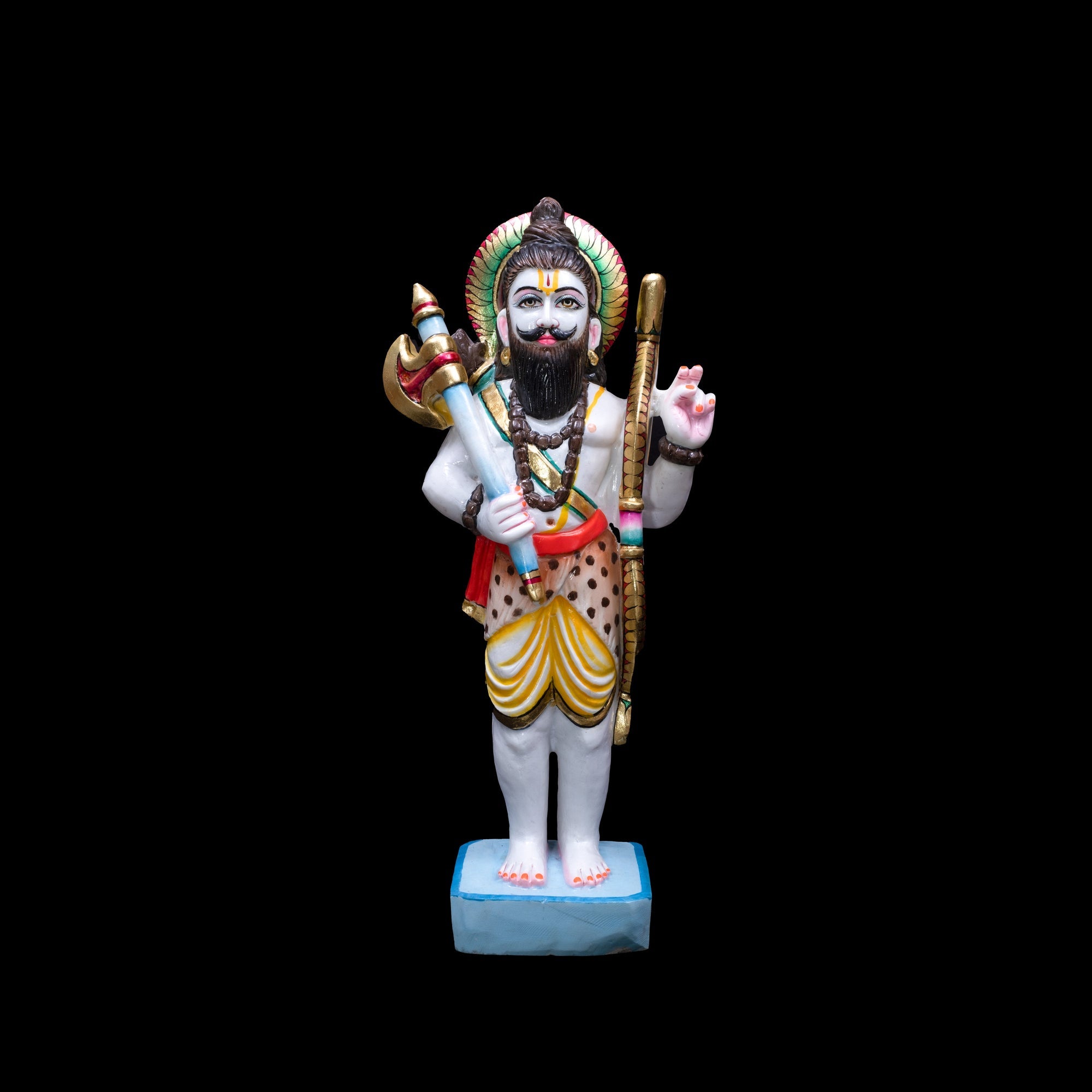 Parsuram Ji Marble Statue For Temple - 28 x 12 x 6