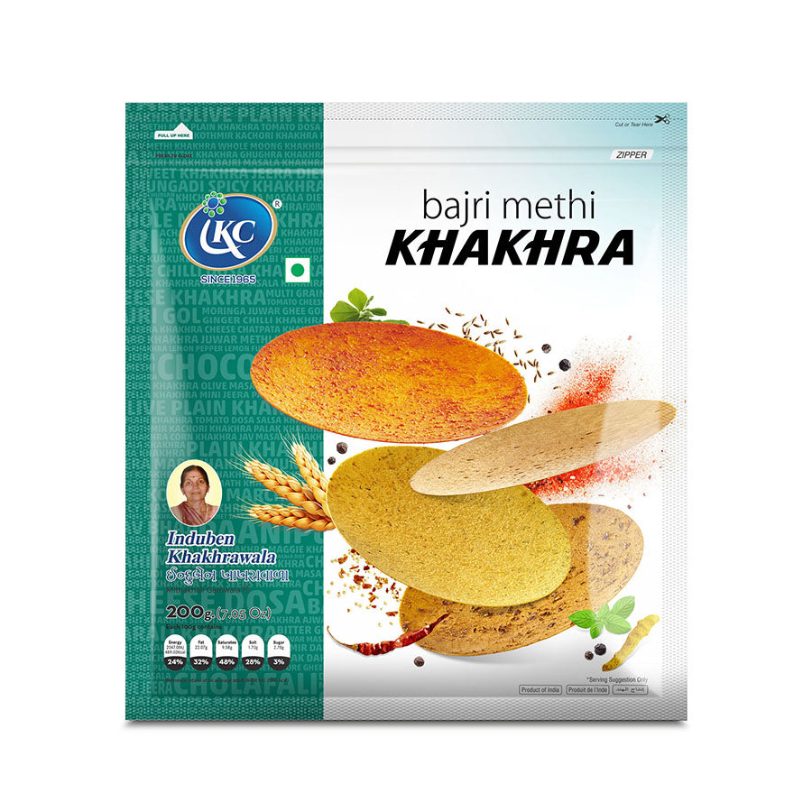 Induben Khakhrawala Bajri Methi Khakhra 400 gms