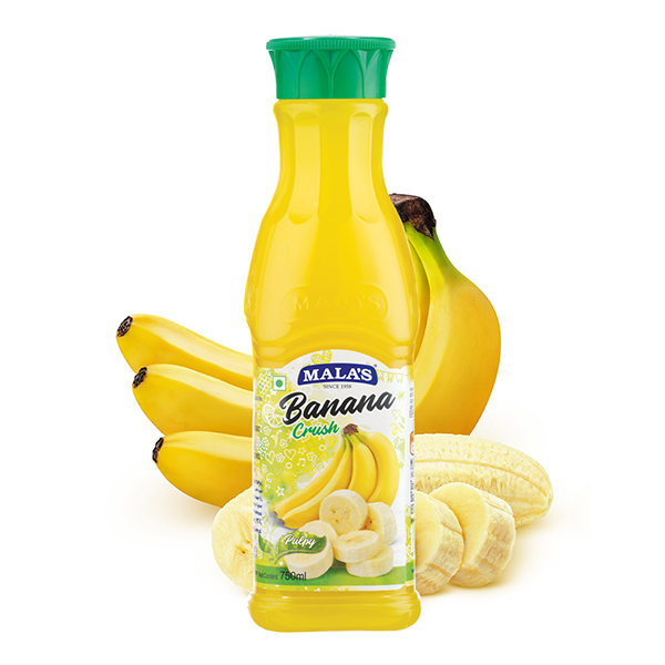 Banana Crush 750ml PET Bottle