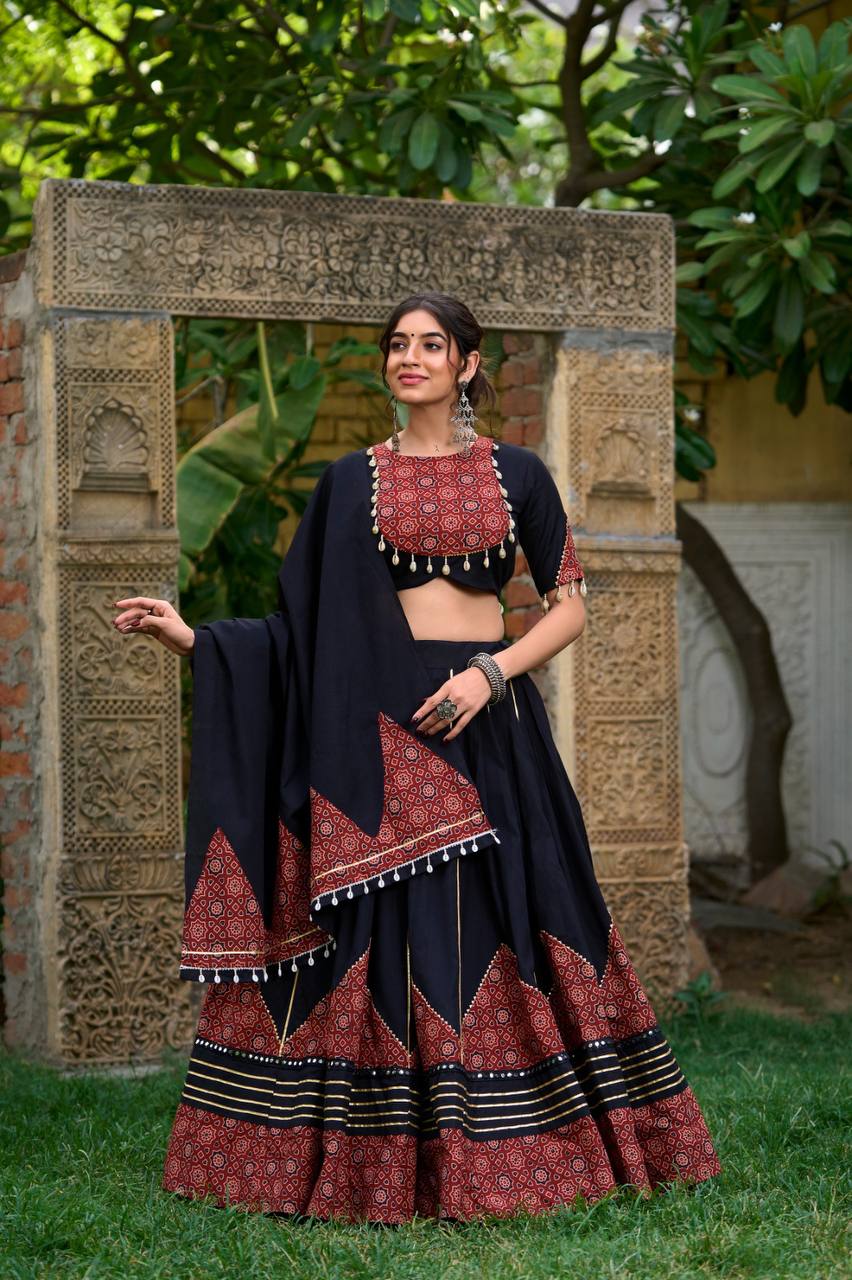 Harmonious Blend of Plain Fabric Lehenga | Stunning Designs