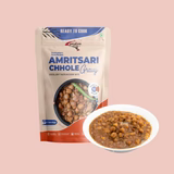 Sheta Exports Share Amritsari Chhole Gravy- 60 gms | After Cooking Gets 450 gms to Serve | Ready To Eat