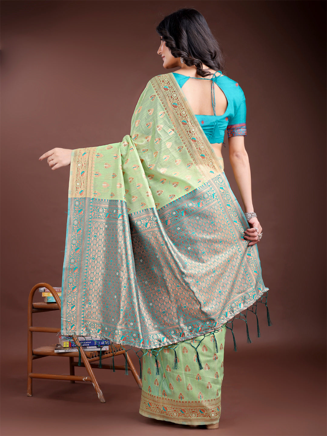 Soot Symphony Linen Cotton Sarees Collection | Ready To Wear        SKU - ASASA1001 to 06