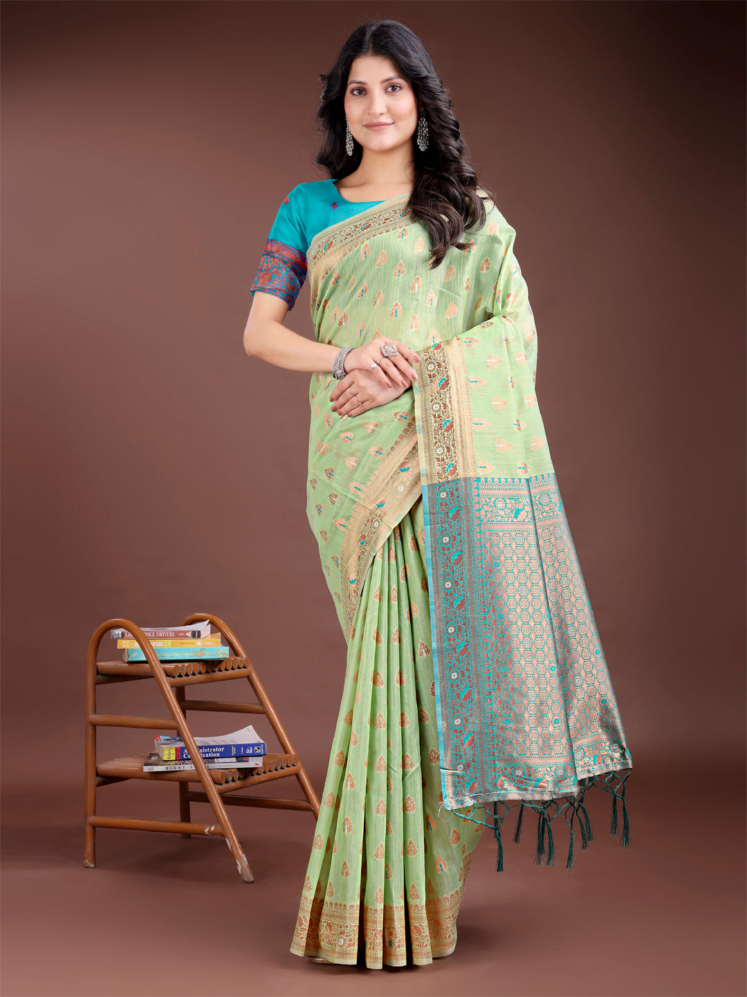 Soot Symphony Linen Cotton Sarees Collection | Ready To Wear        SKU - ASASA1001 to 06