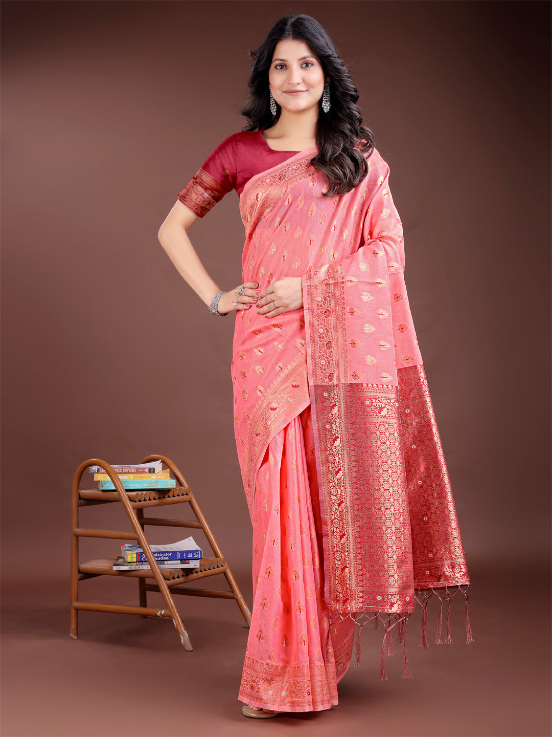 Soot Symphony Linen Cotton Sarees Collection | Ready To Wear        SKU - ASASA1001 to 06