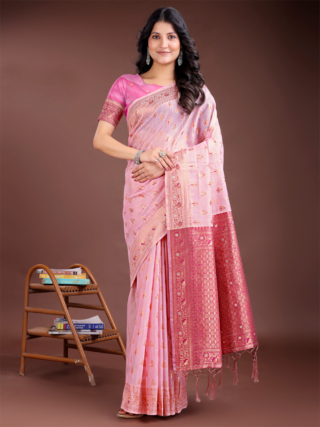 Soot Symphony Linen Cotton Sarees Collection | Ready To Wear        SKU - ASASA1001 to 06