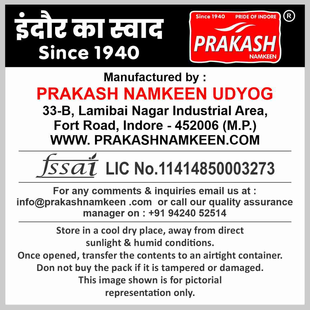 Prakash Namkeen Barik Lahsun Sev - 250 gms