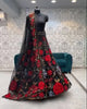 Designer Black Mono Net Sequence And Embroidery Work Lehenga Choli | Ready To Wear