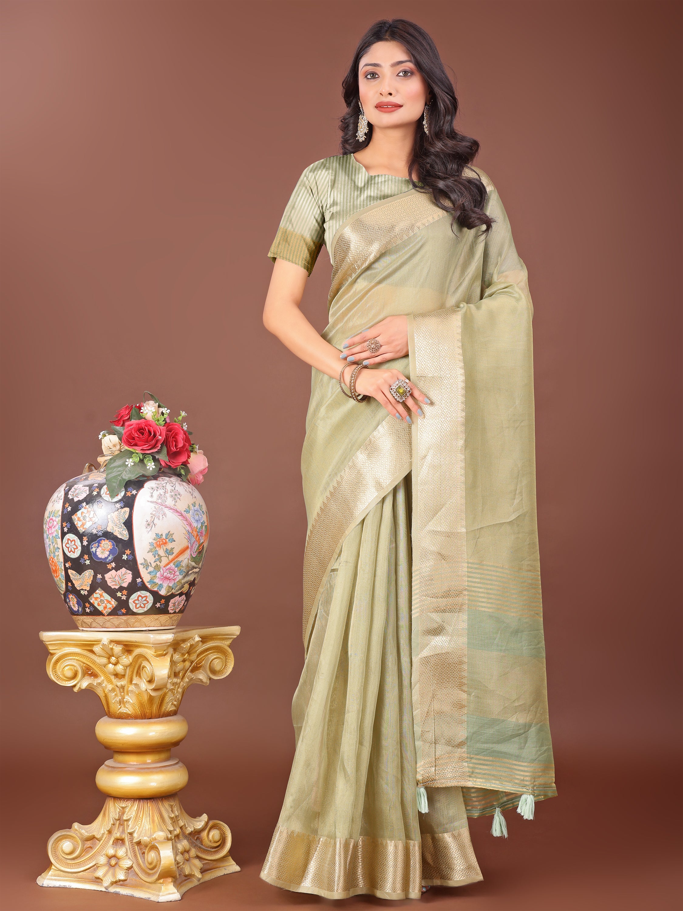 Waves of Wafa Organza Line Sarees Collection | Ready To Wear         SKU - SWBUD1001 to 06