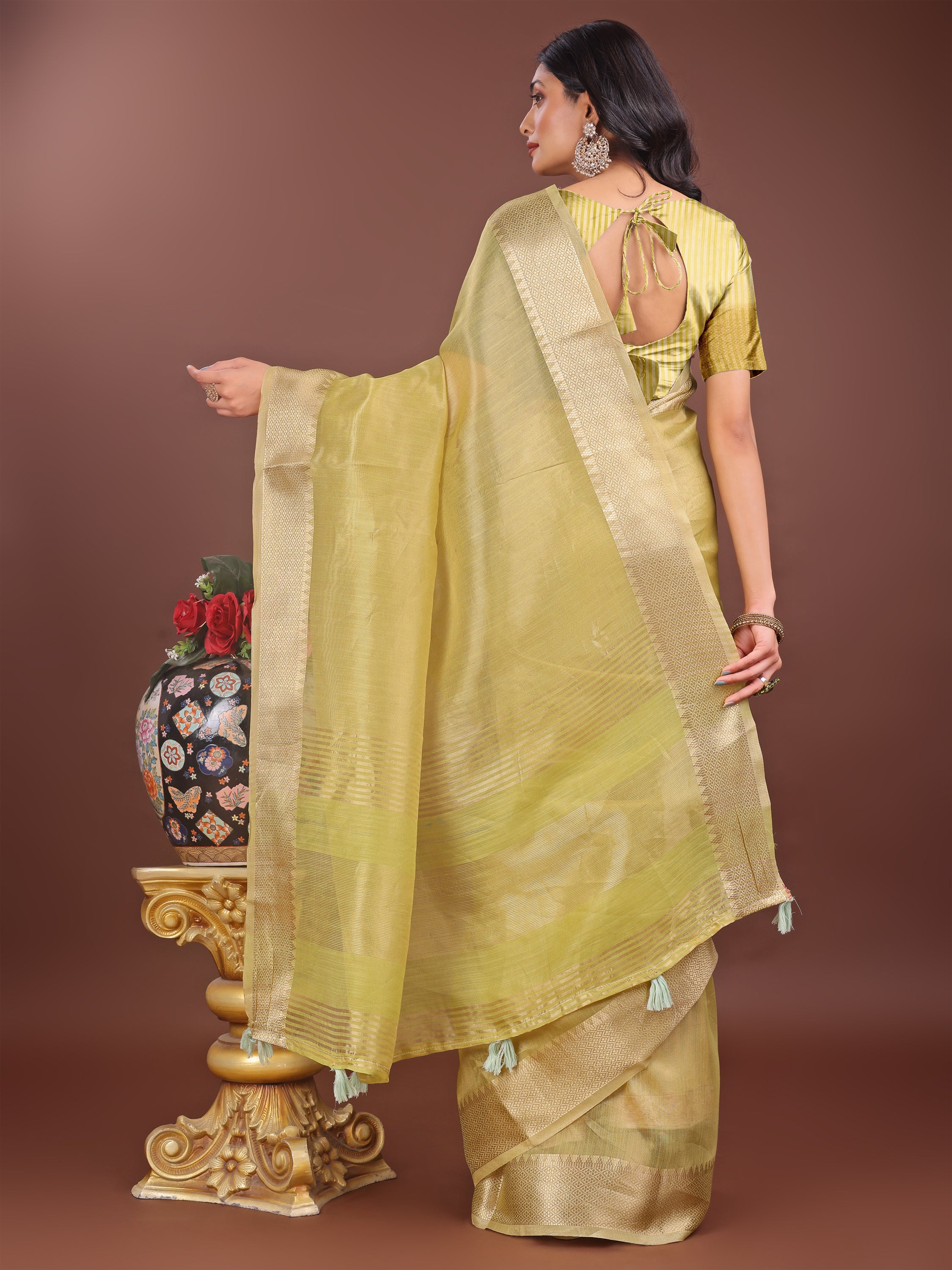 Waves of Wafa Organza Line Sarees Collection | Ready To Wear         SKU - SWBUD1001 to 06