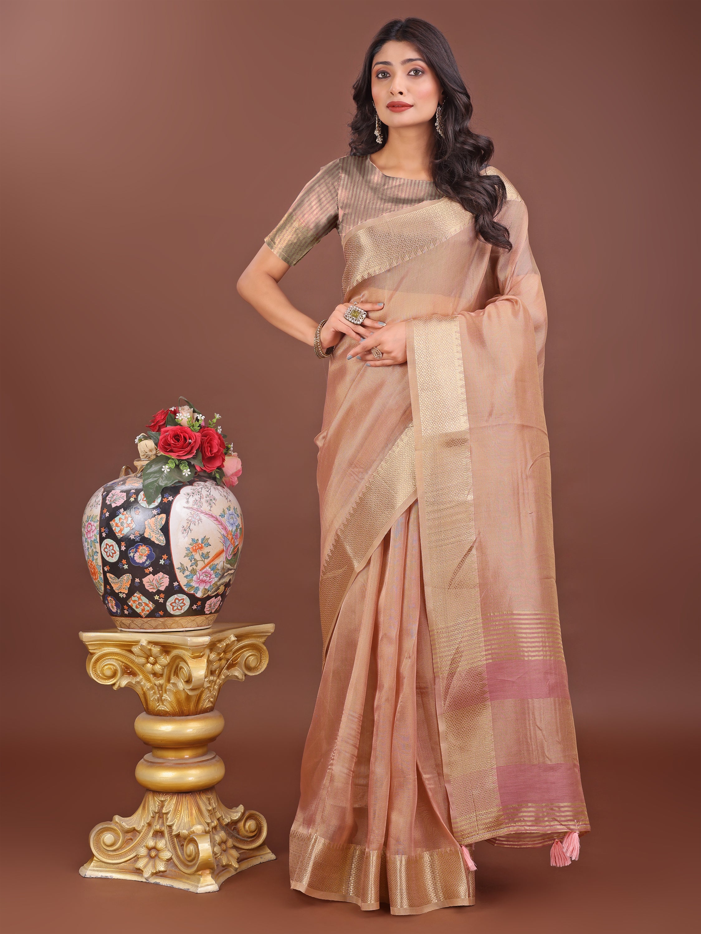 Waves of Wafa Organza Line Sarees Collection | Ready To Wear         SKU - SWBUD1001 to 06