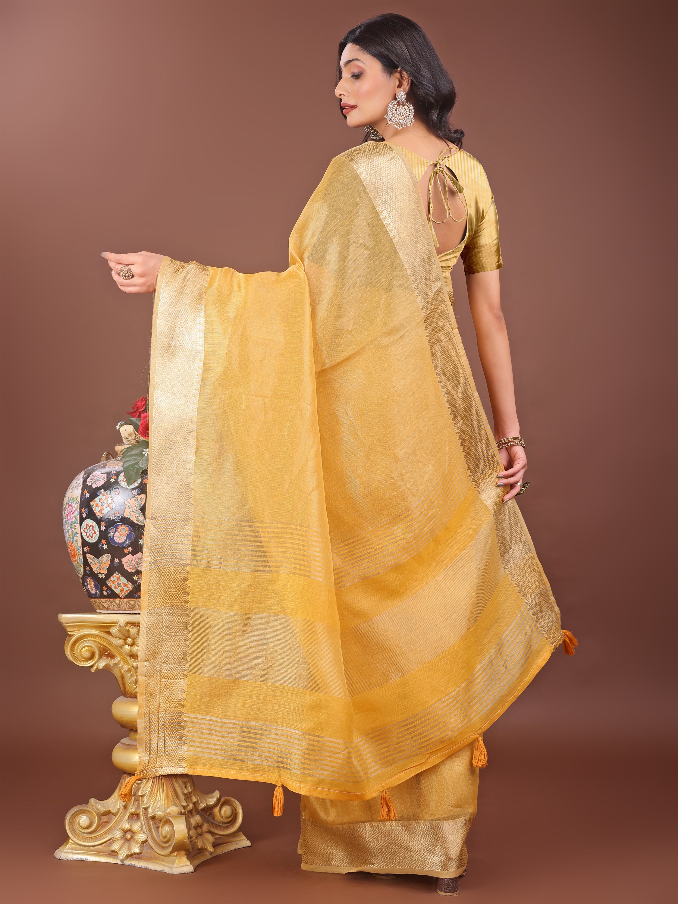 Waves of Wafa Organza Line Sarees Collection | Ready To Wear         SKU - SWBUD1001 to 06
