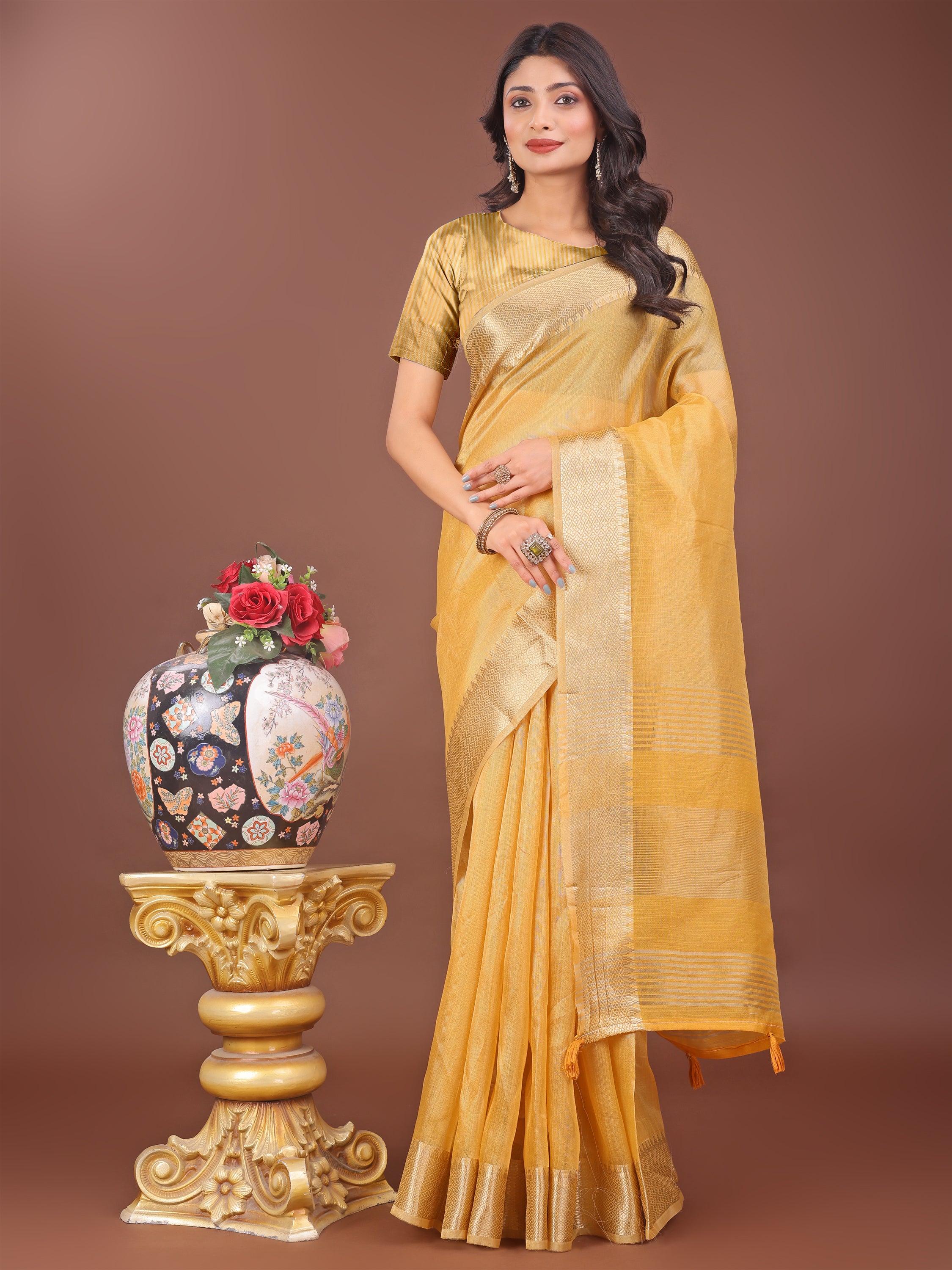 Waves of Wafa Organza Line Sarees Collection | Ready To Wear         SKU - SWBUD1001 to 06