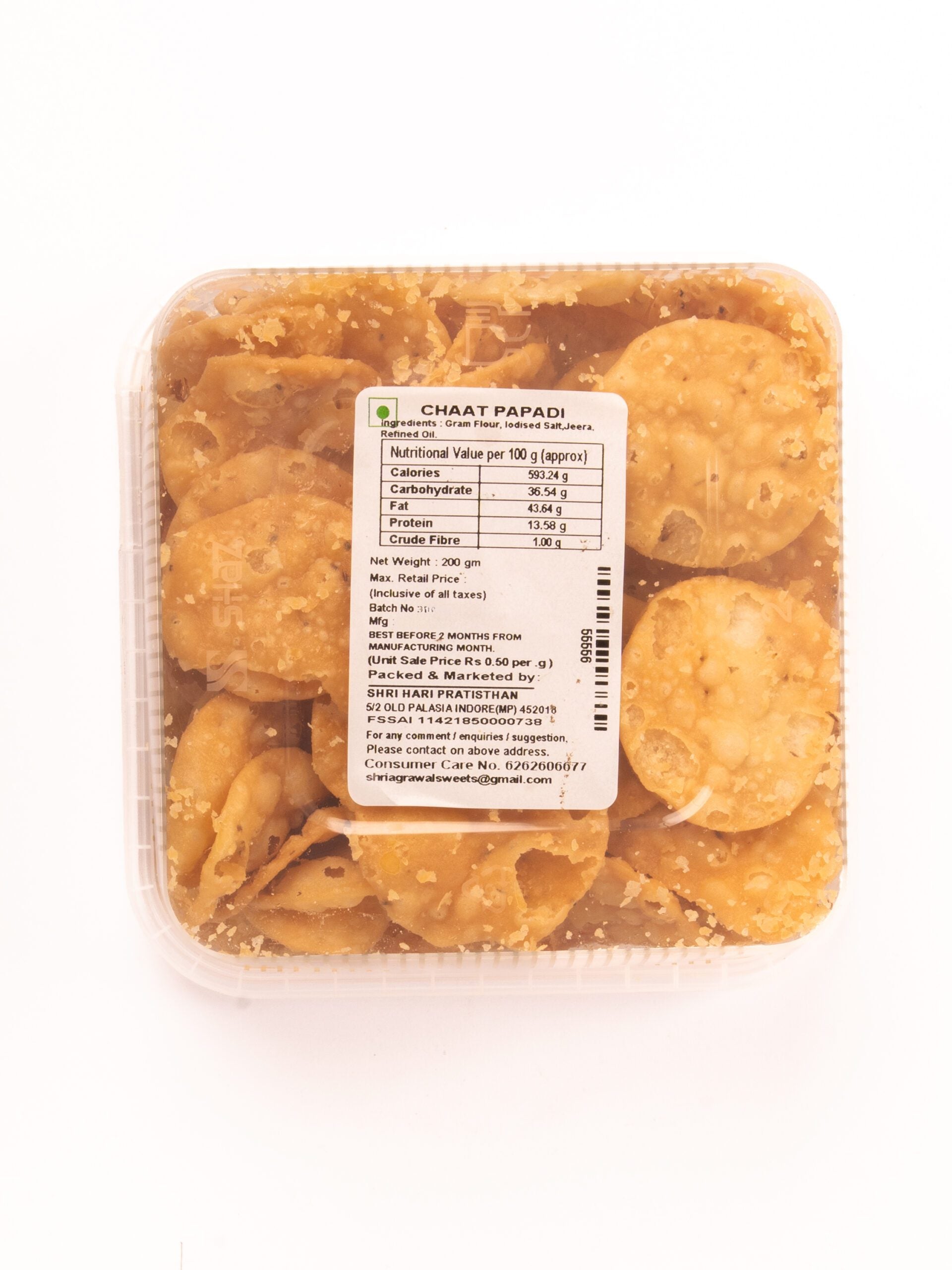 Shri Agrawal Sweets & Namkeen Chaat Papdi - 400 gms