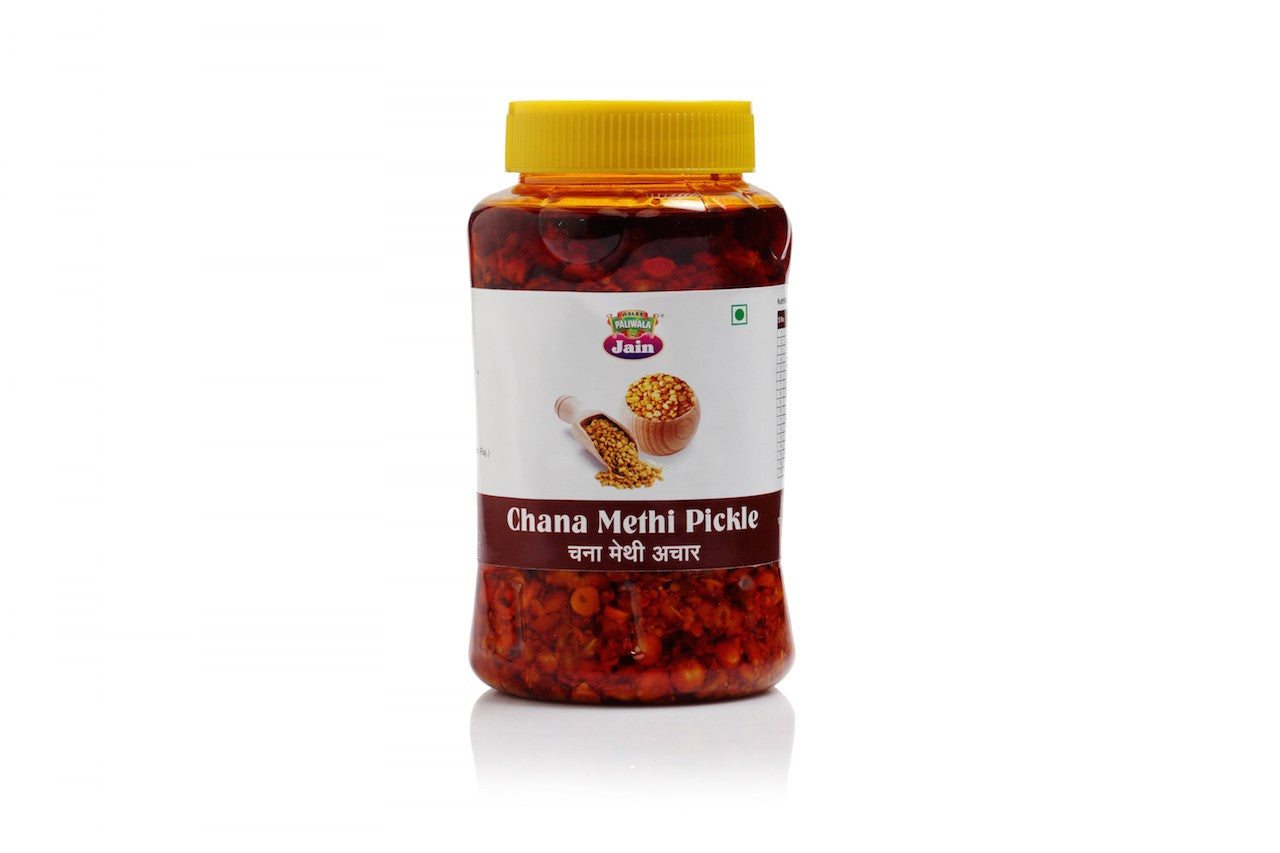 Aslee Paliwala Jain Pickles Chana Methi Pickle - 400 gms