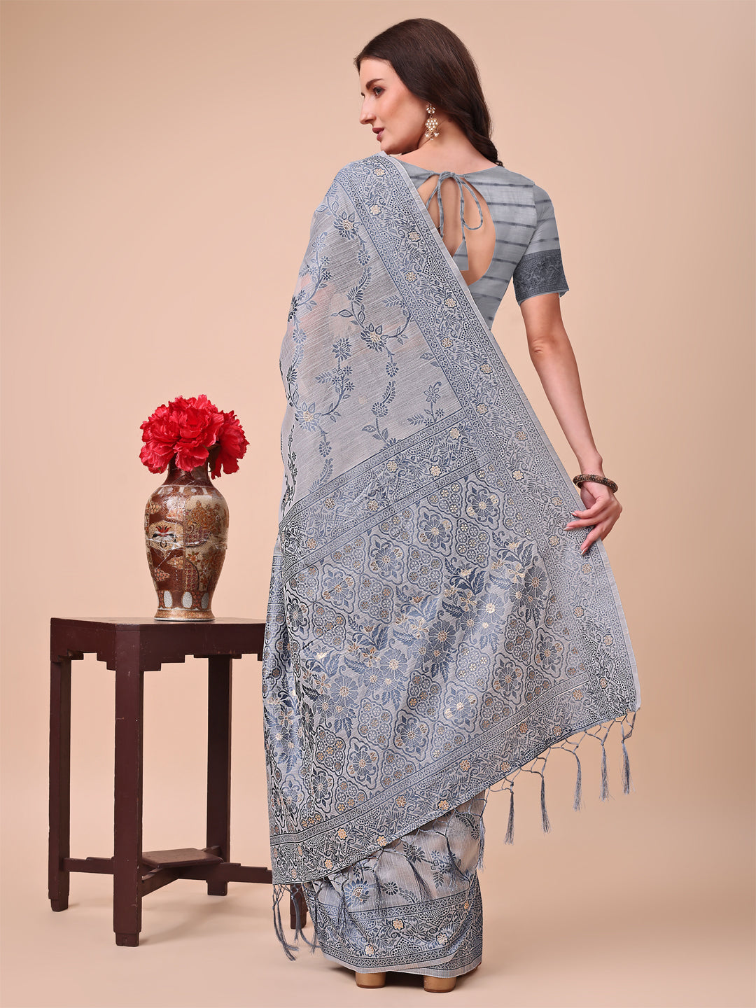 Basanti Baag Cotton Sarees Collection | Ready To Wear                        SKU - ASCOT1001 to 05