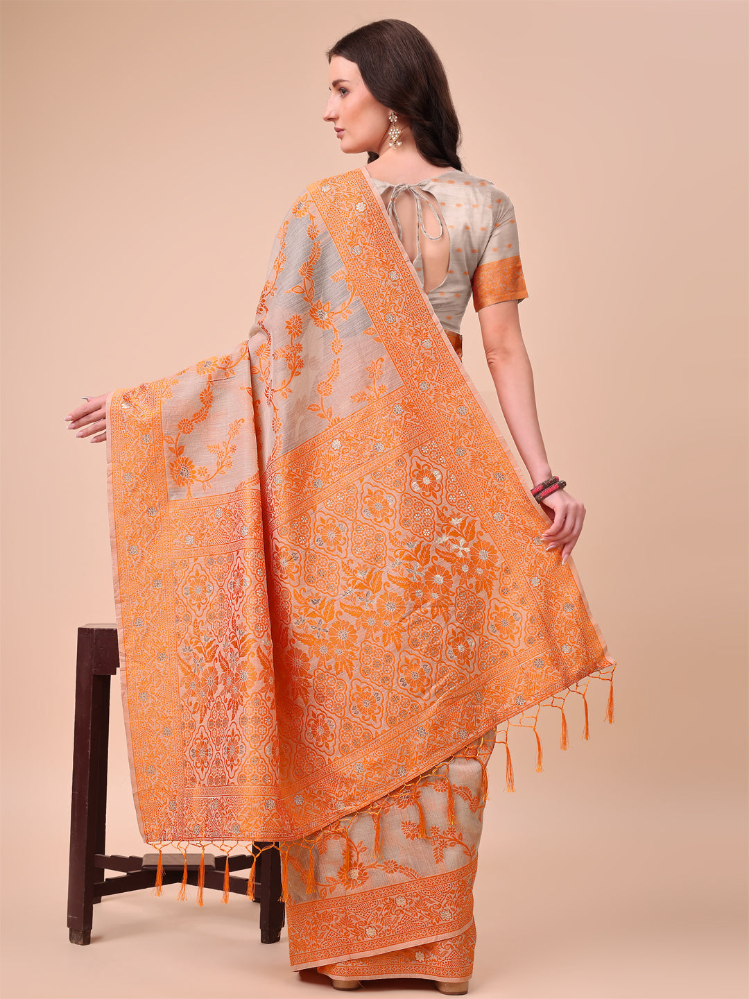 Basanti Baag Cotton Sarees Collection | Ready To Wear                        SKU - ASCOT1001 to 05