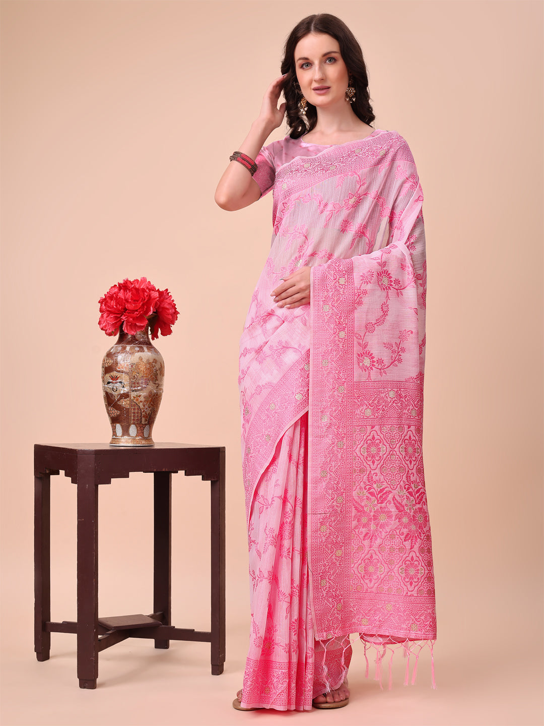 Basanti Baag Cotton Sarees Collection | Ready To Wear                        SKU - ASCOT1001 to 05