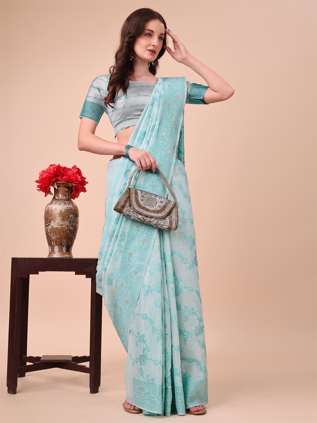 Basanti Baag Cotton Sarees Collection | Ready To Wear                        SKU - ASCOT1001 to 05