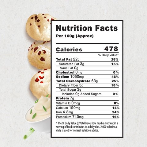 Cream & Onion Roasted Makhana by MOM - Meal Of The Moment - 52 gms