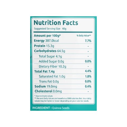 Farmley Natural Quinoa High Protein, Dietary Fiber & Gluten-Free Superfood - 500 gms