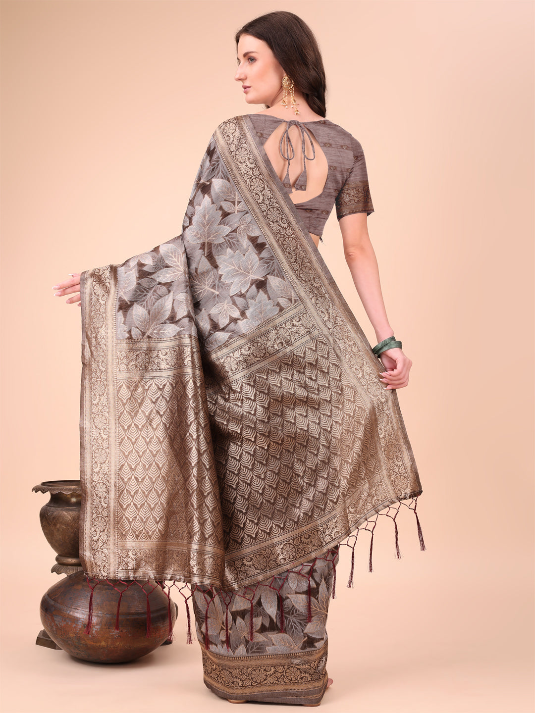 Beautiful Cotton Sarees Collection | Ready To Wear                                SKU - ASFLO1001 to 05