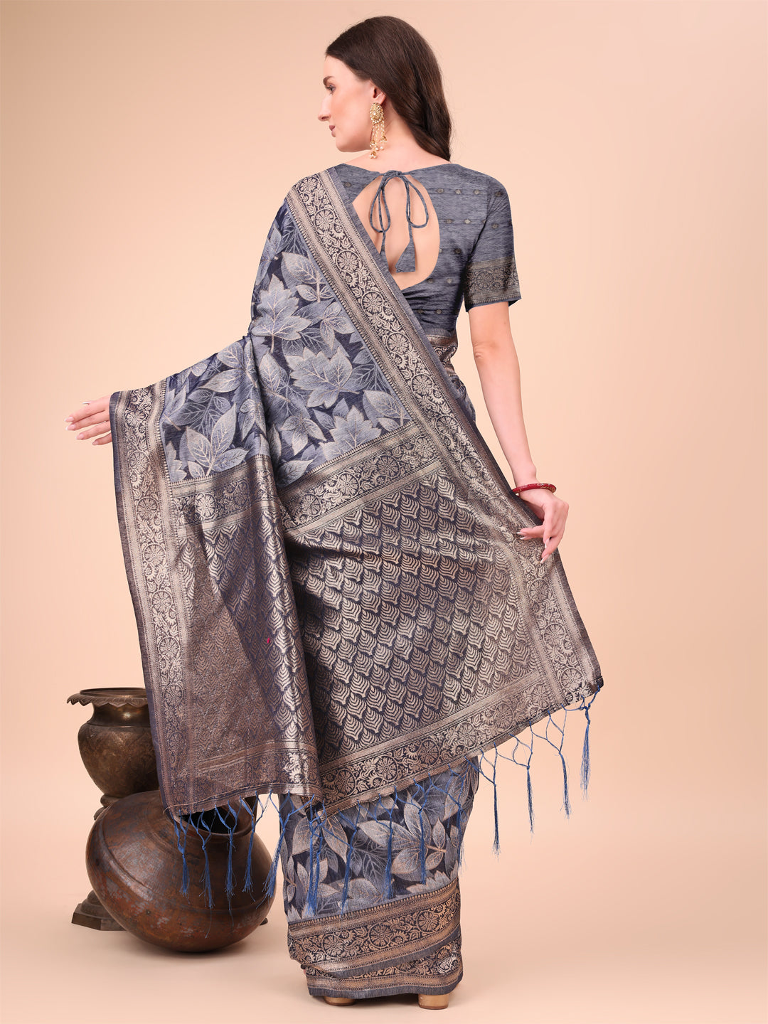 Beautiful Cotton Sarees Collection | Ready To Wear                                SKU - ASFLO1001 to 05