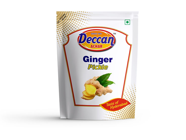 Deccan Achar Ginger Pickle - 500 gms