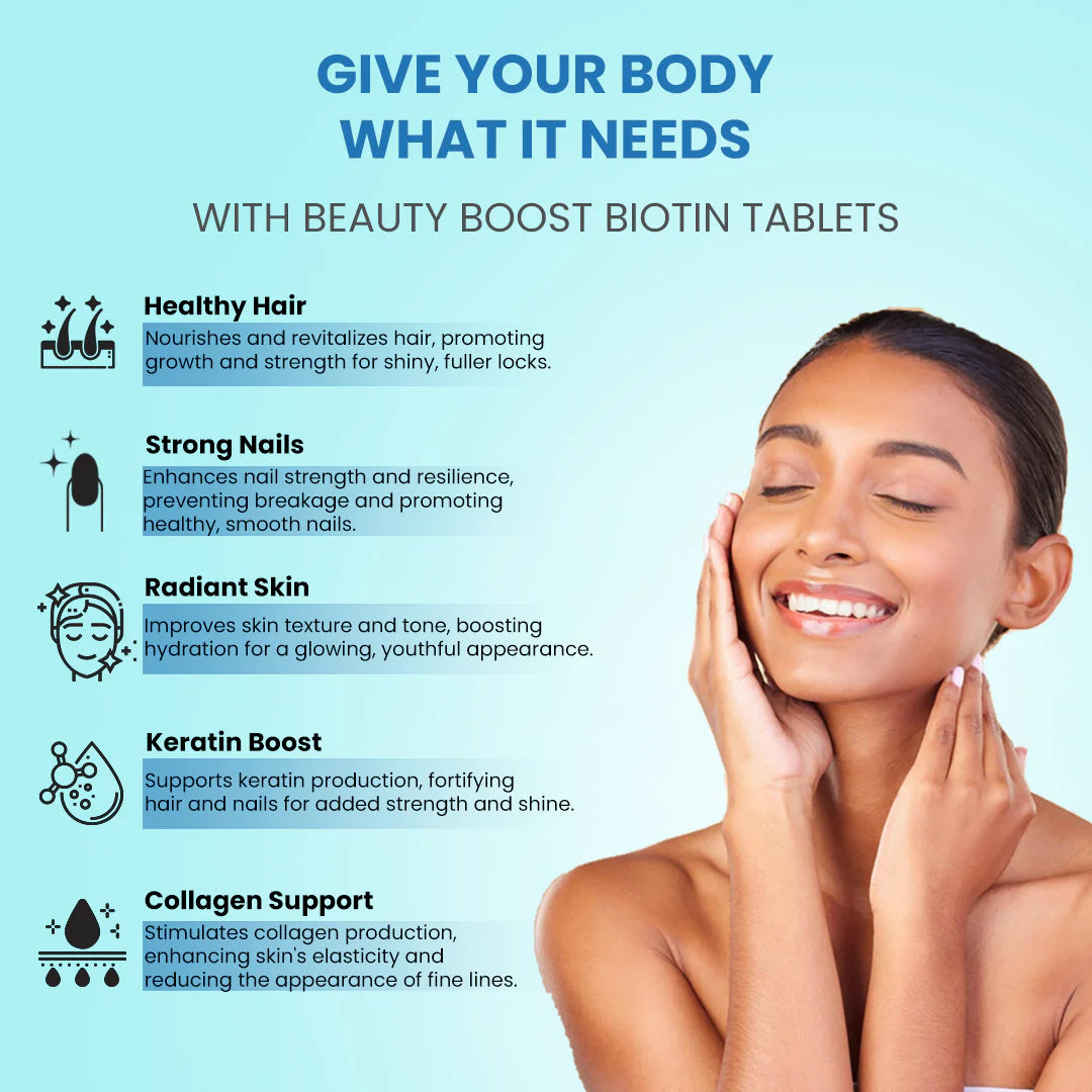 Power Gummies Hair Nails & Skin Tablets - 30 Tablets