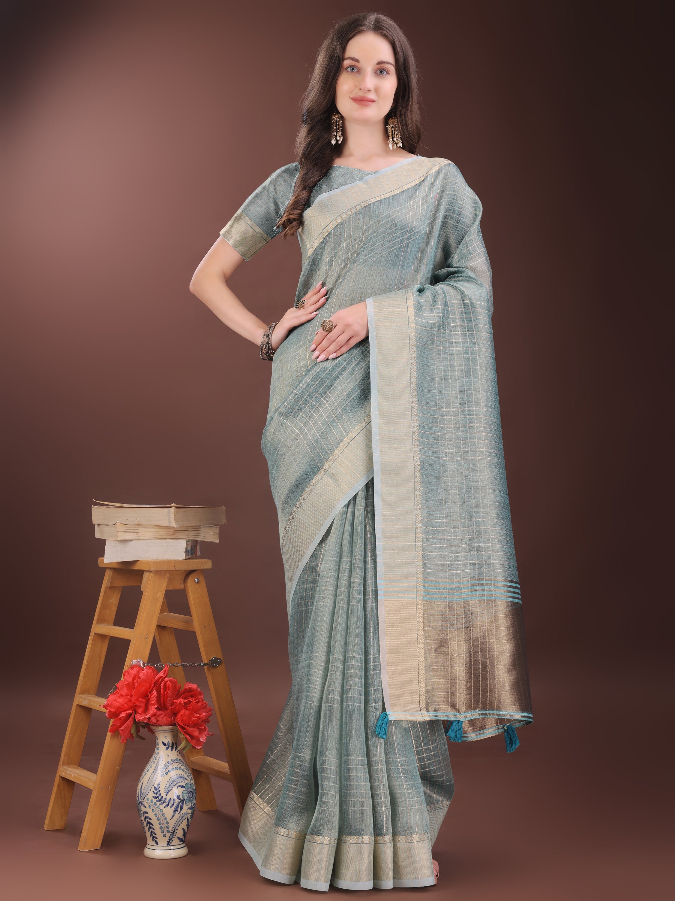Sitaaron Ki Saheli Organza Sarees Collection | Ready To Wear            SKU - SWLAN1001 to 06
